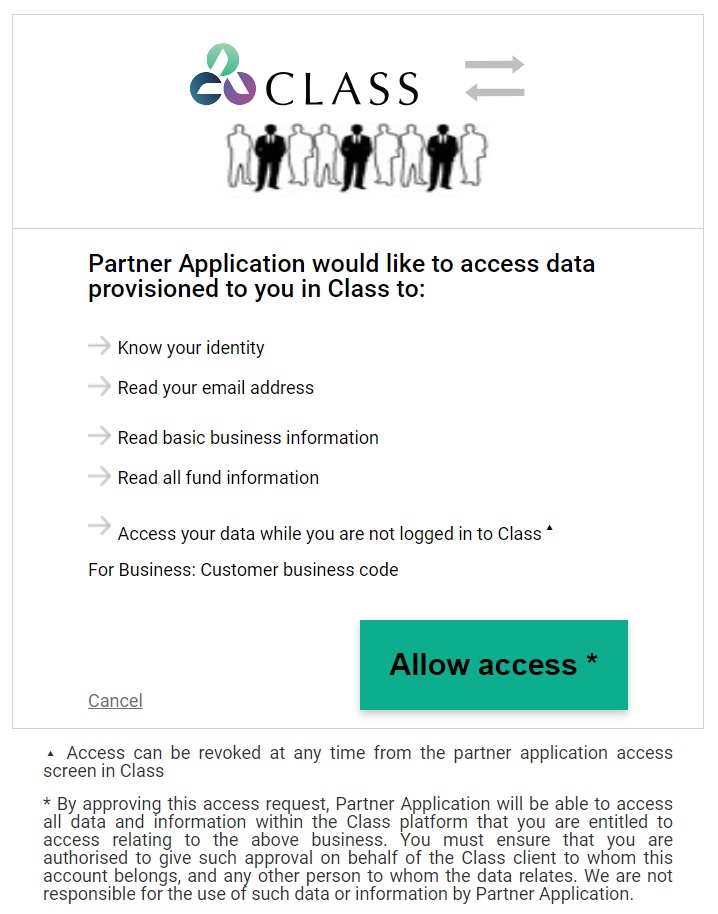 Example Partner Access Request