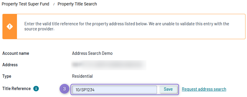Property Title Search – Class Support